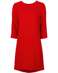 Красное шерстяное платье от Goat