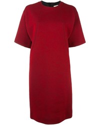 Красное шерстяное платье от Lanvin