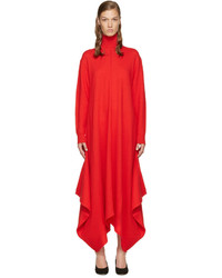 Красное шерстяное платье от Stella McCartney