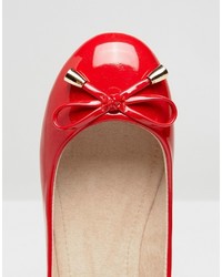 Красные балетки от Asos