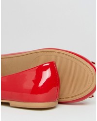 Красные балетки от Asos