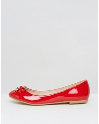 Красные балетки от Asos