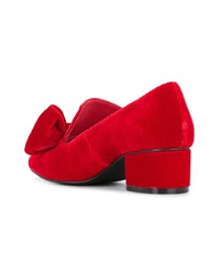 Красные бархатные туфли от Macgraw
