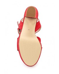 Красные босоножки на каблуке от Versace 19.69