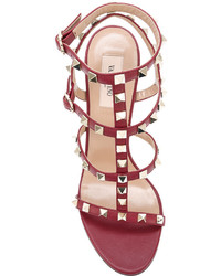 Женские красные босоножки от Valentino