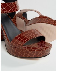 Женские красные босоножки от Asos