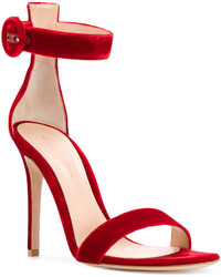 Женские красные босоножки от Gianvito Rossi