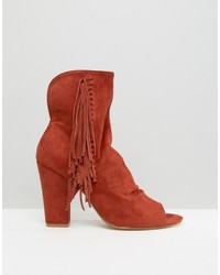 Красные ботильоны от Asos