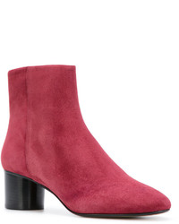 Женские красные ботинки от Isabel Marant