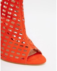 Женские красные ботинки от London Rebel