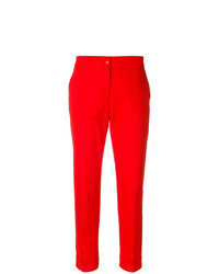 Красные брюки-галифе