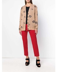 Женские красные брюки-галифе от Sonia Rykiel