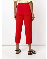Женские красные брюки-галифе от Marni