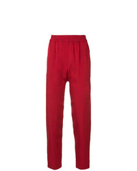Женские красные брюки-галифе от Layeur