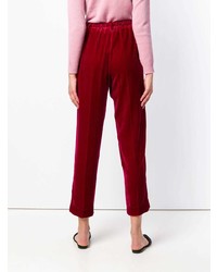 Женские красные брюки-галифе от Forte Forte