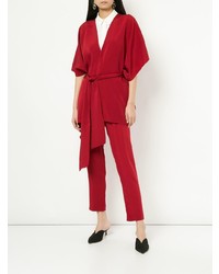 Женские красные брюки-галифе от Layeur