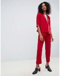 Женские красные брюки-галифе от UNIQUE21