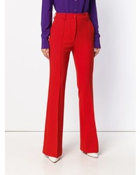 Красные брюки-клеш от Erika Cavallini