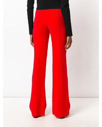 Красные брюки-клеш от Giorgio Armani