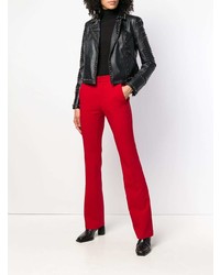 Красные брюки-клеш от Dondup