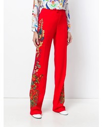 Красные брюки-клеш от Etro