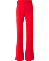 Красные брюки-клеш от Giorgio Armani