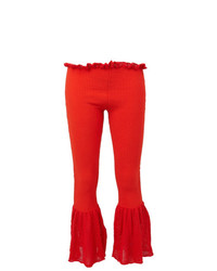 Красные брюки-клеш от Helen Lawrence