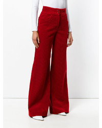 Красные брюки-клеш от Etro