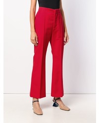 Красные брюки-клеш от Marni