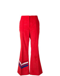 Красные брюки-клеш от Mira Mikati