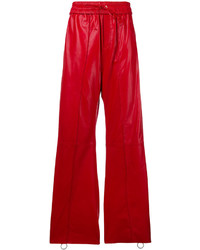 Красные брюки-клеш от Off-White