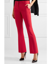 Красные брюки-клеш от Versace
