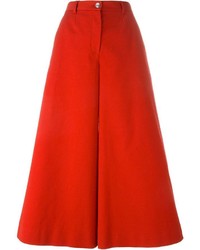Красные брюки-кюлоты от Dolce & Gabbana