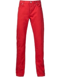 Красные брюки чинос от A.P.C.