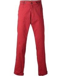 Красные брюки чинос от Barena
