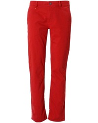 Красные брюки чинос от BOSS