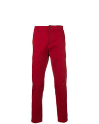 Красные брюки чинос от Department 5