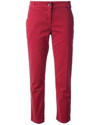 Женские красные брюки чинос от Dolce & Gabbana