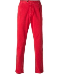 Красные брюки чинос от Etro