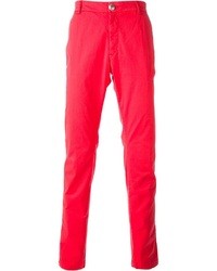 Красные брюки чинос от Hydrogen