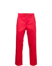 Красные брюки чинос от Loveless