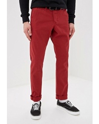 Красные брюки чинос от Produkt