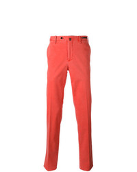 Красные брюки чинос от Pt01