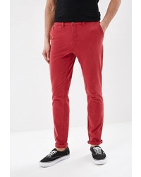Красные брюки чинос от Quiksilver