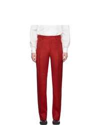 Красные брюки чинос от Random Identities
