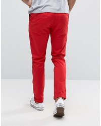 Красные брюки чинос от Asos