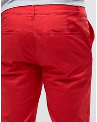 Красные брюки чинос от Asos