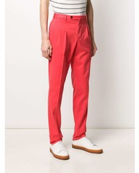 Красные брюки чинос от Pt01