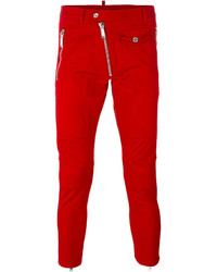 Мужские красные брюки от DSQUARED2