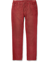 Мужские красные брюки от Maison Margiela